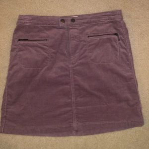 Corduroy purple skirt